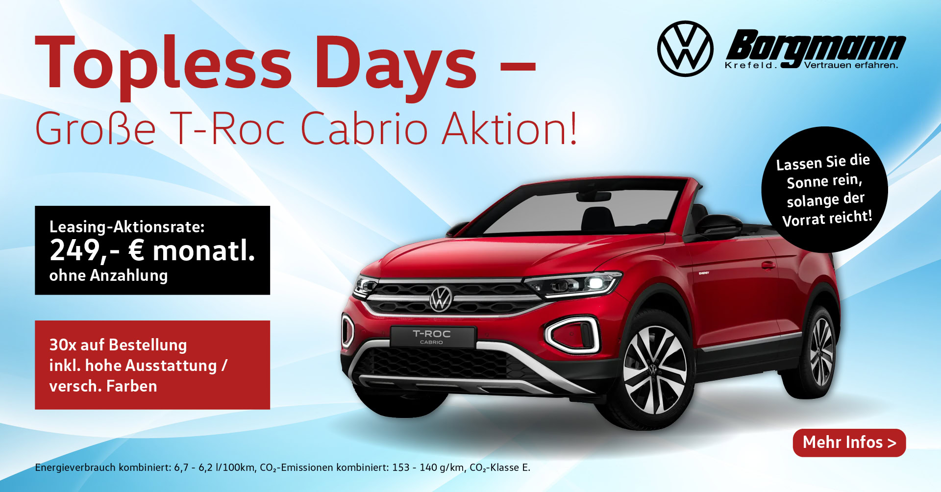 T-Roc Cabrio R-Line bei VW Borgmann
