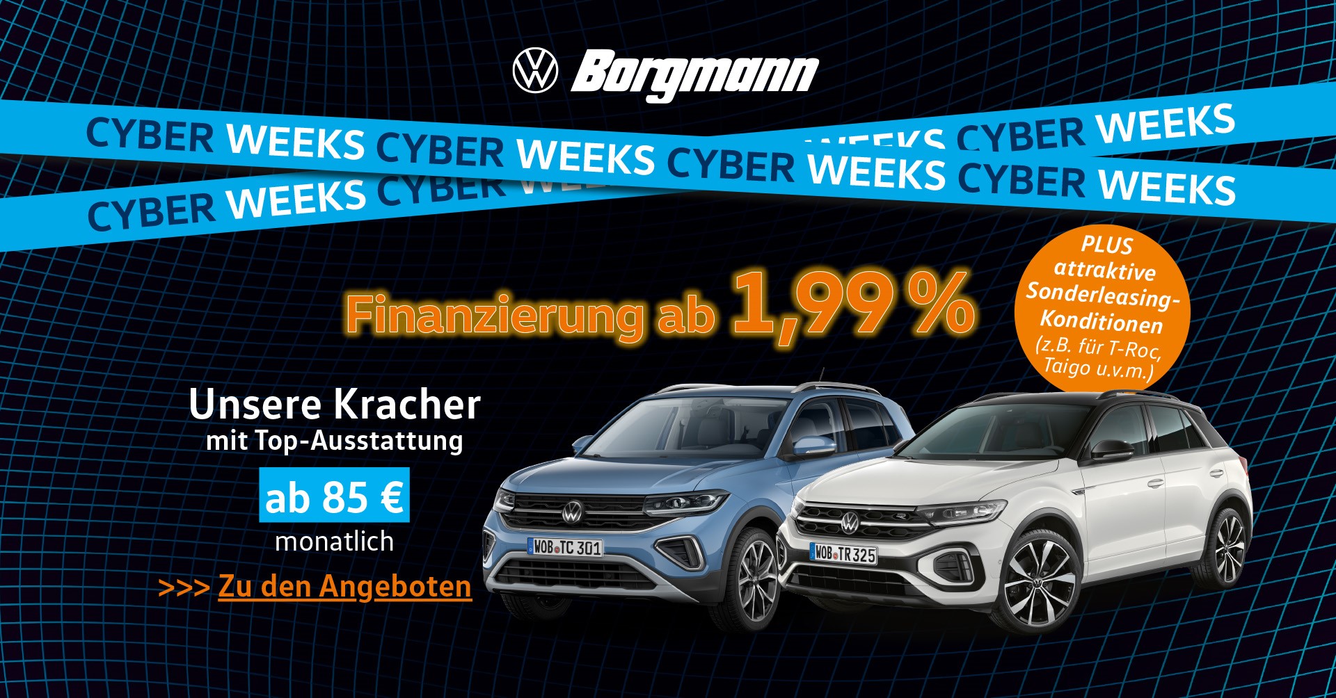 Cyber Week bei VW Borgmann auf Neuwagen