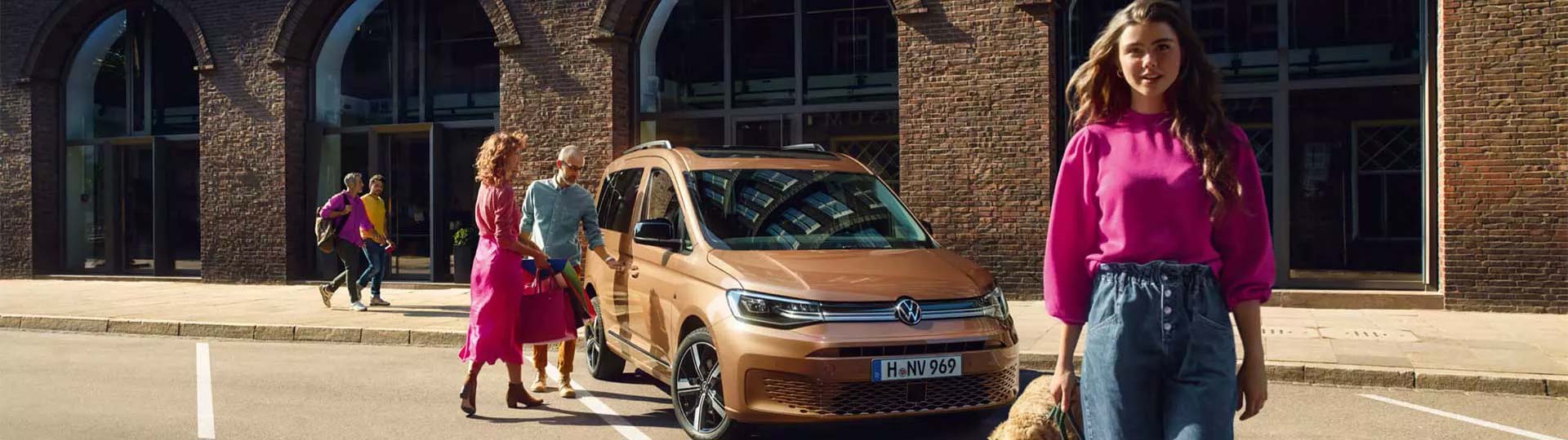 Der VW Caddy als 5-Sitzer