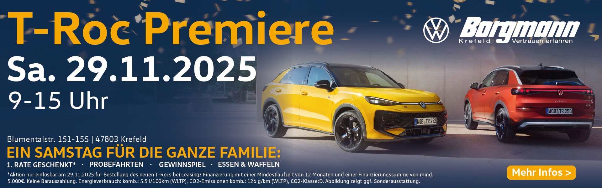 T-Roc Premiere bei Volkswagen Borgmann