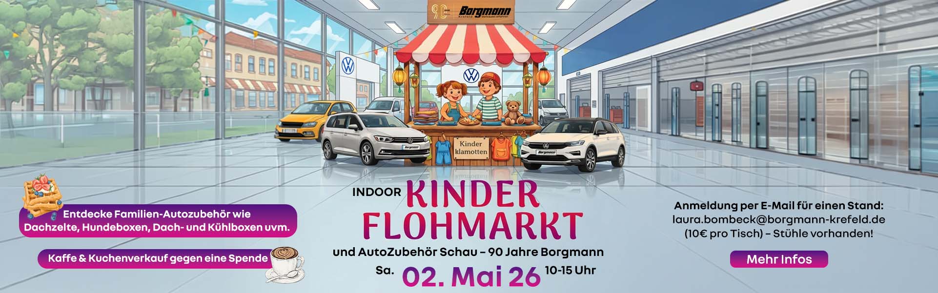 Kinderflohmarkt bei VW Borgmann