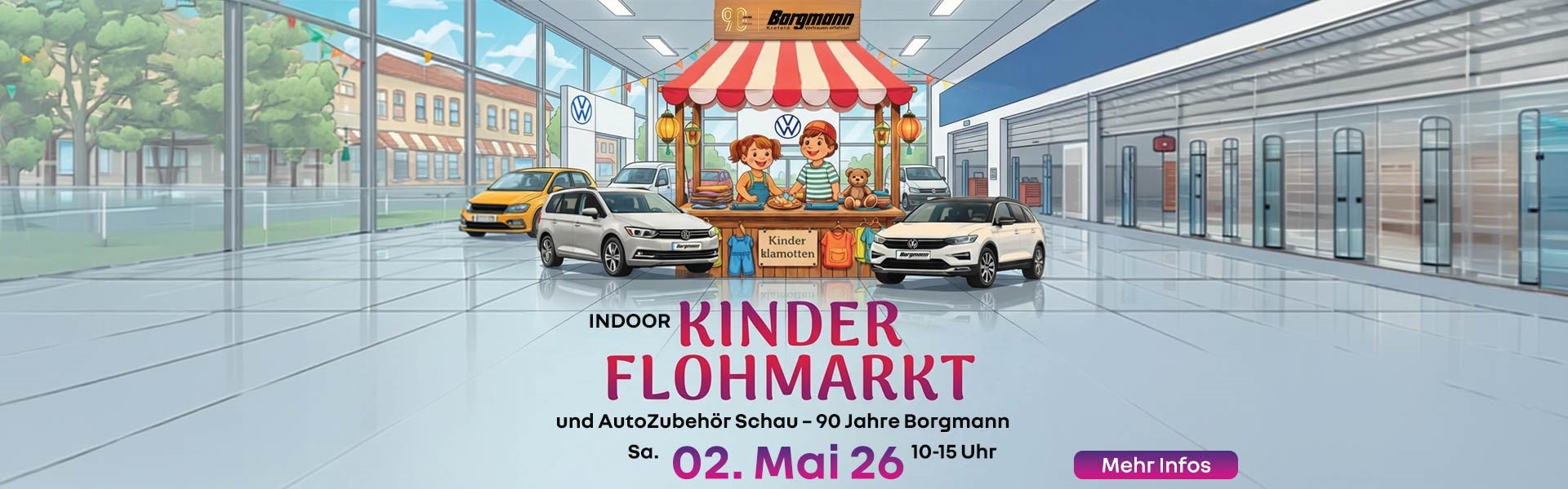 Kinderflohmarkt Krefeld bei Borgmann