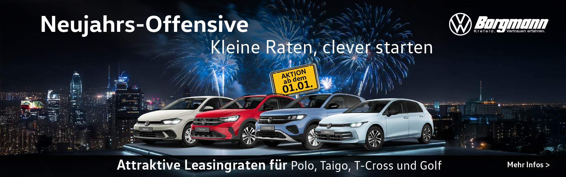 Neujahrs-Offensive Volkswagen