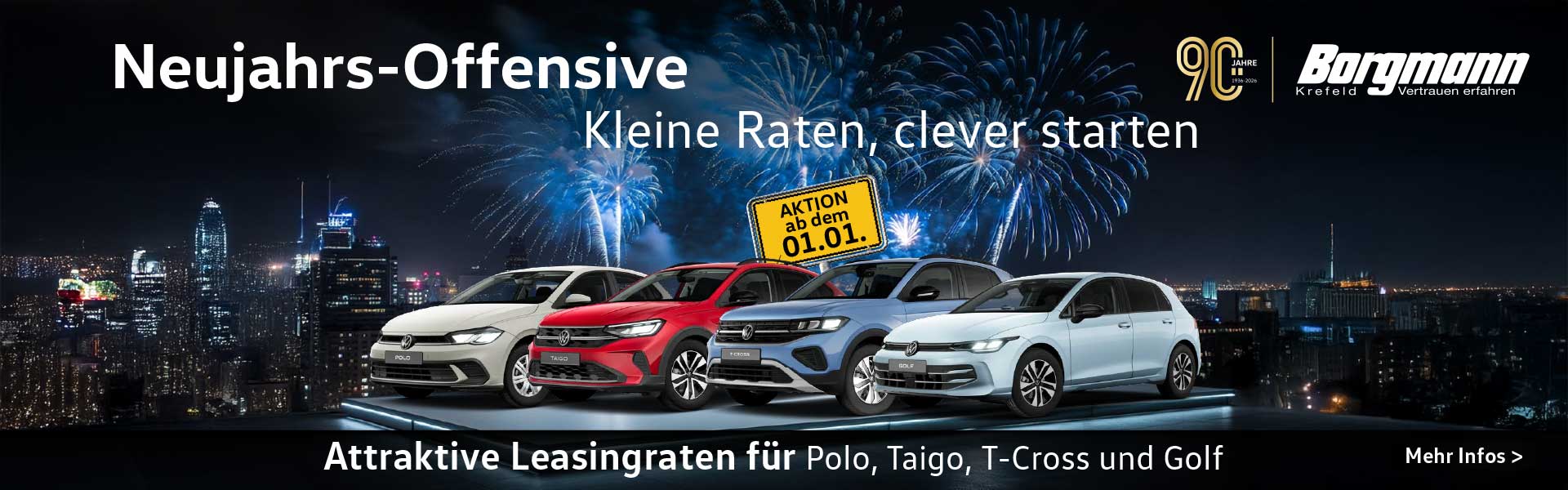 Neujahrs-Offensive Volkswagen