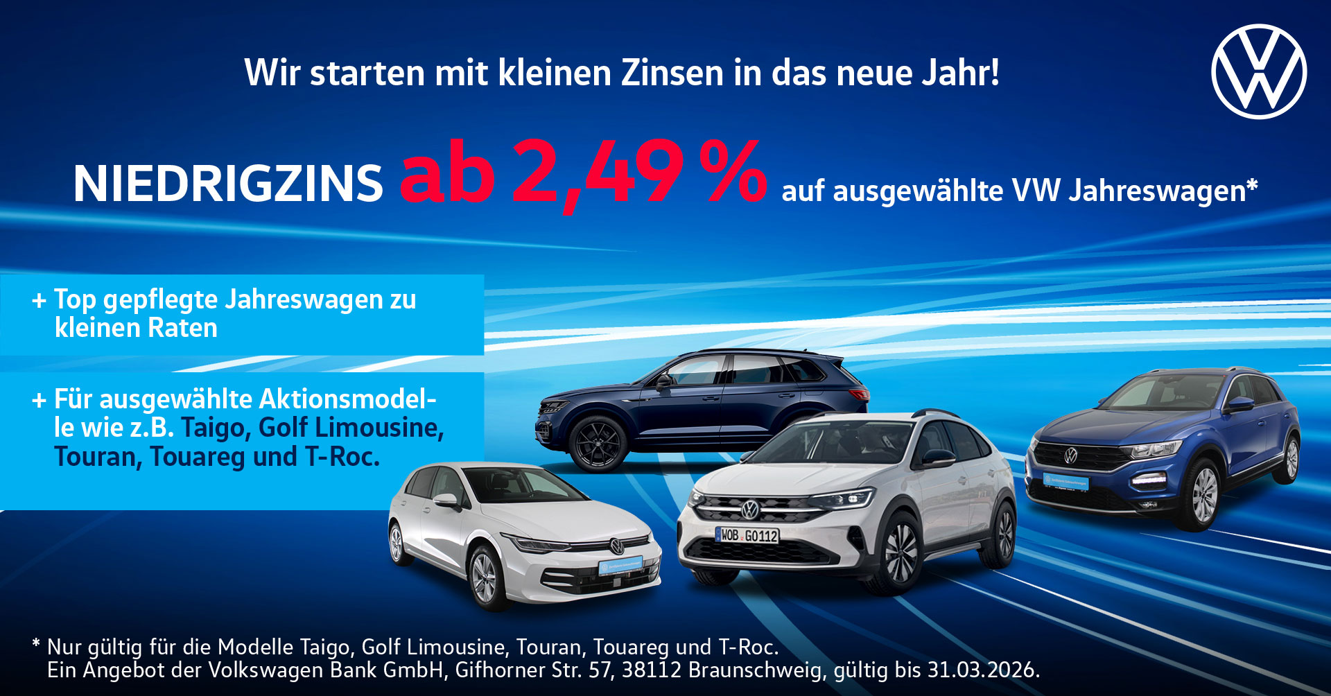 VW Niedrigzins Aktion