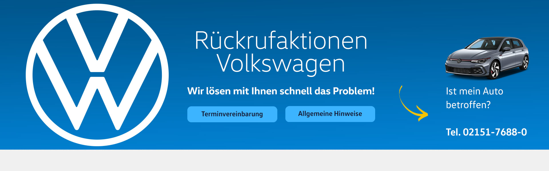 Rückrufaktionen VW