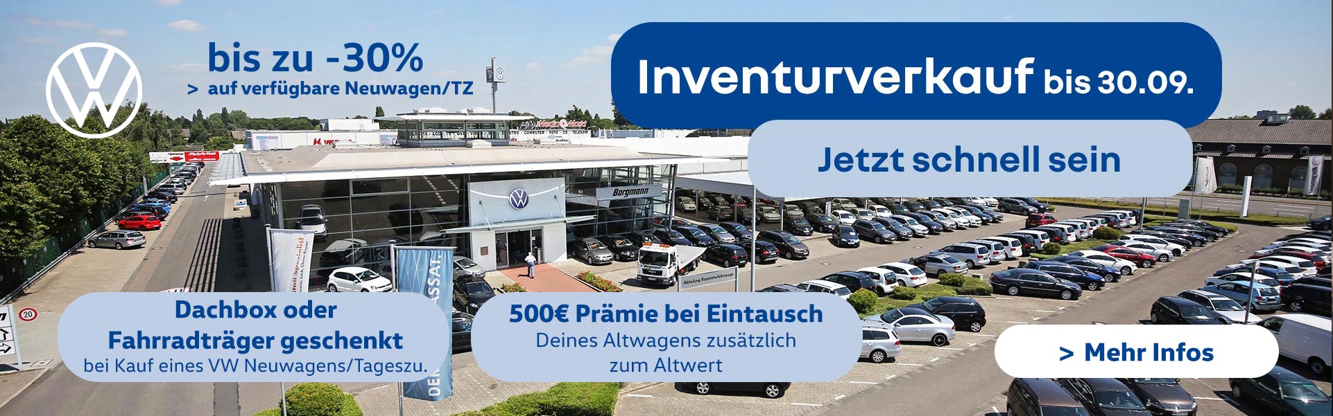 Inventurverkauf Volkswagen Borgmann
